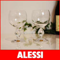 【送料無料】【正規販売店】ALESSI ( アレッシィ )/ アレッシー Porthos ポルトス ワイングラス 2客入り.