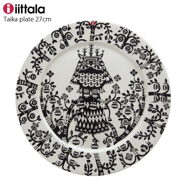 iittala ( イッタラ ) Taika ( タイカ ) フラット プレート 27cm / ブラック　【 正規販売店 】.のサムネイル