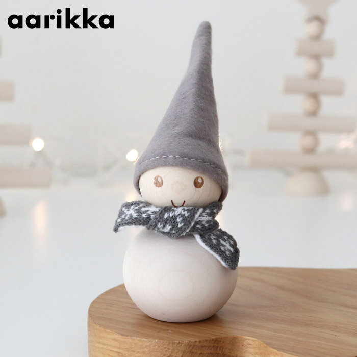 aarikka アーリッカ 氷の国のパッカネン / お兄さん 北欧マフラー H11cm　北欧 クリスマス インテリア 木製 雑貨 【 正規販売店 】【 熨斗対応不可/メール便不可 】のサムネイル