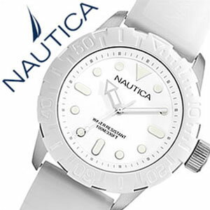 【7年保証対象】ノーティカ腕時計 NAUTICA時計 NAUTICA 腕時計 ノーティカ 時計 ジェリー スポーツ シー オブ カラー NSR100 SPORT SEA OF COLOR メンズ レディース ホワイト A09603G アナログ おしゃれ 通販 アメリカン ブランド 送料無料