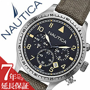 楽天腕時計ギフトのパピヨンノーティカ腕時計 NAUTICA時計 NAUTICA 腕時計 ノーティカ 時計 クロノ クラシック スポーティ カジュアル BFD105 CLASSIC SPORTY CASUAL メンズ ブラック A16579G アナログ オリーブ おしゃれ 通販 アメリカン ブランド 送料無料【FK2020_3】