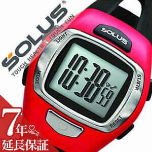 【5年保証対象】ソーラス腕時計 SOLUS時計 SOLUS 腕時計 ソーラス 時計 レジャー930 Leisure 930 メンズ レディース シルバー レッド ブラック 01-930-007 正規品 スポーツ ダイエット エクササイズ プッシュボタン式 シニア 心拍時計 ハートレートモニター