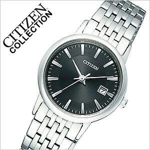 Forma - 【7年保証対象】シチズン腕時計 CITIZEN時計 CITIZEN 腕時計 シチズン 時計 コレクション エコ ドライブ COLLECTION ECO DRIVE レディース ブラック EW1580-50G ソーラー アナログ ペアモデル pair ロゴ 文字 数字 シルバー ホワイト 黒 銀 白 E011 送料無料