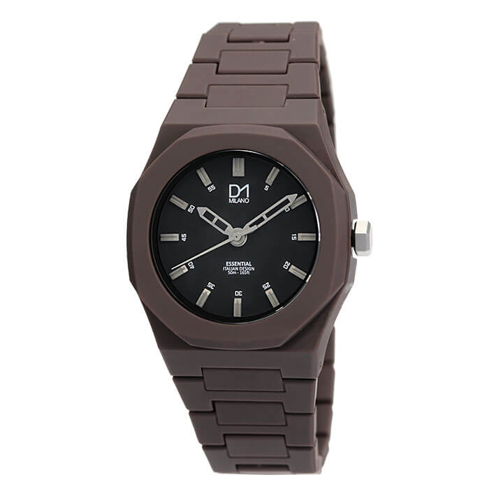 D1 MILANO 時計 D1ミラノ 腕時計 D1MILANO時計 ディーワンミラノ時計 エッセンシャル ESSENTIAL メンズ レディース ブラック ES05 [ 防水 人気 男性 女性 イタリア ブランド ブラウン ES-05N おしゃれ プレゼント ギフト ]