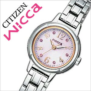 其它 - 【最大3,400円引き】【20％OFF】【7年保証対象】シチズン腕時計 CITIZEN時計 CITIZEN 腕時計 シチズン 時計 ウィッカ Wicca レディース ピンク KH9-914-93 メタル ベルト 正規品 ソーラー テック シルバー ピンクゴールド クリスタル ストーン 送料無料 入学 卒業 祝い