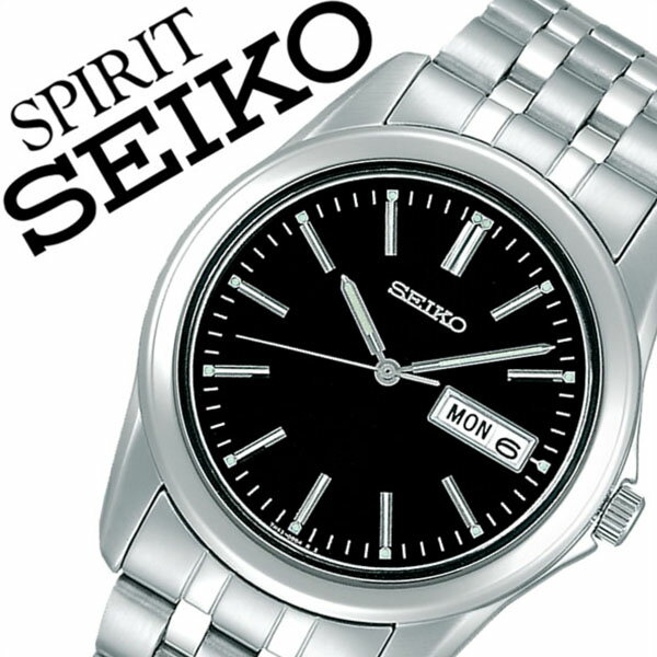セイコースピリット 【7年保証対象】セイコー腕時計 SEIKO時計 SEIKO 腕時計 セイコー 時計 スピリット SPIRIT メンズ ブラック SCXC013 メタル ベルト 正規品 限定 シルバー シンプル 送料無料