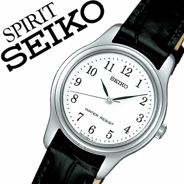 【最大5,100円引き】【30％OFF】【7年保証対象】セイコー腕時計 SEIKO時計 SEIKO 腕時計 セイコー 時計 スピリット SPIRIT レディース ホワイト SSXP003 革 ベルト 正規品 限定 防水 ブラック シルバー シンプル ペアモデル 送料無料