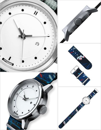 ハイパーグランド 腕時計 HYPERGRAND 時計 ハイパー グランド HYPER GRAND ハイパーグラウンド マーベリック シリーズ ナトー MAVERICK SERIES NATO メンズ レディース ホワイト NWM4AVAL 人気 ブランド ナイロン ベルト シルバー おしゃれ【FK2020_1】