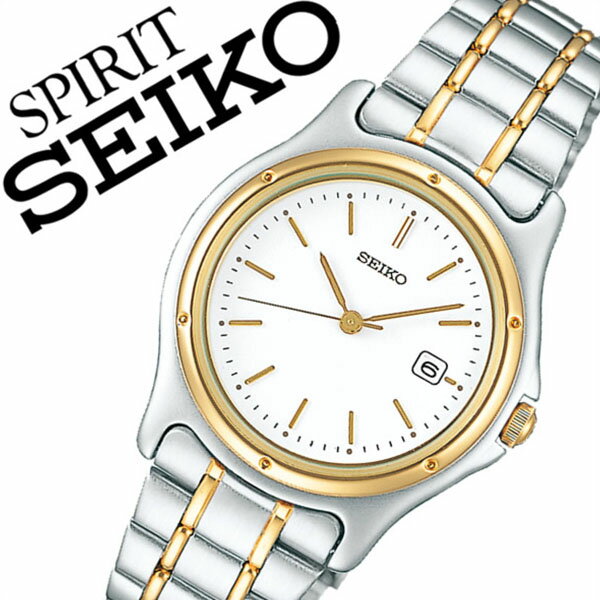 セイコー スピリット 腕時計 SEIKO SPIRIT 時計 セイコースピリット 時計 SEIKOSPIRIT 腕時計 セイコー　スピリット時計 SEIKO SPIRIT時計 レディース ホワイト SSXV026 スピリッツ メタル ベルト シルバー ペア ウォッチ ゴールド ギフト 送料無料のサムネイル