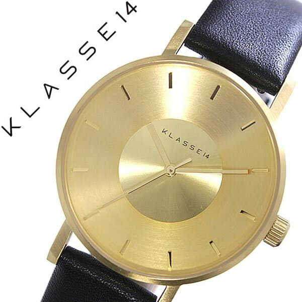 クラス[KLASSE14]KLASSE14は、デザイナーやアーティスト、有名な人物や面白い個性を持った人々とコラボをし、正反対の2つの要素を兼ね備えた(矛盾を持った)時計を限定で作ります。私達の周りの全ての事にこのような矛盾が存在していると考えています。もしかすると、この考え方は「常識から外れている」と思われるかもしれません。しかし2つの両極端の考え方である、「他にないぐらいユニークさ」と「この上なく優れた美しさ」を一緒にすることで本当に面白く、その完璧なものが出来上がると考えています。その2つがまじりあった結果として他に類をみない考え方を彷彿させるようなスタイルができるとKLASSE14は考えています。マリオ氏によってデザインされたシリーズです。彼が自由を唯一感じるのは空を見上げる時です。そして彼はその空の中で最も自由なものを、鷲であると考えています。そのような自由を誰にでも感じてもらえるようにこの時計の針は鷲をイメージして作られました。型番 VO14GD001W ケース材質：ステンレススティールサイズ約：径36mm重さ約：48gベルト幅：20mmベルト材質：レザーカラー：ブラックベルト腕周り最大：18cmムーブメントクォーツ(電池式)機能留め金：中留穴留め式ピンバックル風防素材：サファイアクリスタルガラス防水機能防水性：日常生活用強化防水(5気圧)付属品クラス14特製ギフトBOX保証書取扱説明書※説明書・保証書に関して入荷時期により仕様、内容が一部異なる場合がございます。予めご了承をお願い致します。この商品のお問い合わせ番号PPR-item-44026メーカー希望小売価格はメーカーサイトに基づいて掲載していますクラス[KLASSE14]KLASSE14は、デザイナーやアーティスト、有名な人物や面白い個性を持った人々とコラボをし、正反対の2つの要素を兼ね備えた(矛盾を持った)時計を限定で作ります。私達の周りの全ての事にこのような矛盾が存在していると考えています。もしかすると、この考え方は「常識から外れている」と思われるかもしれません。しかし2つの両極端の考え方である、「他にないぐらいユニークさ」と「この上なく優れた美しさ」を一緒にすることで本当に面白く、その完璧なものが出来上がると考えています。その2つがまじりあった結果として他に類をみない考え方を彷彿させるようなスタイルができるとKLASSE14は考えています。マリオ氏によってデザインされたシリーズです。彼が自由を唯一感じるのは空を見上げる時です。そして彼はその空の中で最も自由なものを、鷲であると考えています。そのような自由を誰にでも感じてもらえるようにこの時計の針は鷲をイメージして作られました。 型番VO14GD001Wケース材質：ステンレススティールサイズ約：径36mm重さ約：48gベルト幅：20mmベルト材質：レザーカラー：ブラックベルト腕周り最大：18cmムーブメントクォーツ(電池式)機能留め金：中留穴留め式ピンバックル風防素材：サファイアクリスタルガラス防水機能防水性：日常生活用強化防水(5気圧)付属品クラス14特製ギフトBOX保証書取扱説明書