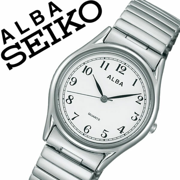セイコー アルバ 腕時計（メンズ） 【延長保証対象】セイコー アルバ 腕時計 SEIKO ALBA 時計 セイコーアルバ SEIKOALBA アルバ時計 アルバ腕時計 メンズ ホワイト AQGK439 プレゼント メタル ベルト 正規品 アナログ スタンダード シルバー