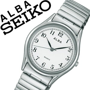 【延長保証対象】セイコー アルバ 腕時計 SEIKO ALBA 時計 セイコーアルバ SEIKOALBA アルバ時計 アルバ腕時計 メンズ ホワイト AQGK439 プレゼント メタル ベルト 正規品 アナログ スタンダード シルバー