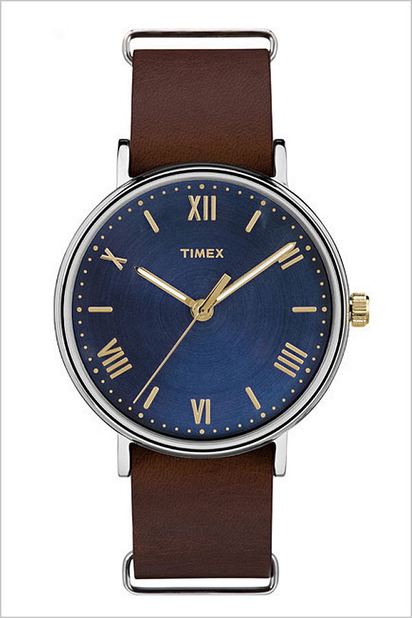 【5年保証対象】タイメックス 腕時計 TIMEX 時計 タイメックス 時計 サウスビュー ノーインディグロ SOUTHVIEW 41MM NO INDIGLO メンズ ネイビー S-TW2R28700 人気 トレンド ブランド カジュアル ファッション シンプル 革 レザー ベルト タン 送料無料[ 入学祝い 卒業祝い ]