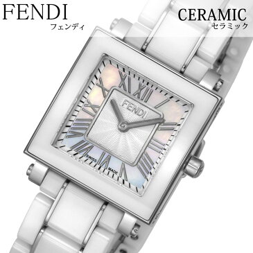 [当日出荷] フェンディ 腕時計 FENDI 時計 フェンディ 時計 FENDI 腕時計 セラミック CERAMIC レディース ホワイトパール F622240B 腕時計 フェンディ スイス製 イタリア ギフト プレゼント 新作 人気 ブランド ファッション セラミック 送料無料