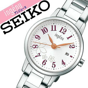 【5年保証対象】セイコー 腕時計 SEIKO 時計 セイコー 時計 SEIKO 腕時計 アルバ アンジェーヌ ALBA ingenu レディース ホワイト AHJK440 [ ペア ペアウォッチ 人気 ブランド 花 ジャスミン ビジカジ カジュアル シンプル ラウンド シルバー ステンレス プレゼント ギフト]