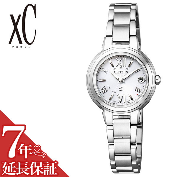 xC - 【7年保証対象】シチズン 腕時計 CITIZEN 時計 シチズン クロスシー xC レディース シルバー ES9430-54A エコ・ドライブ 電波 シンプル 人気 ブランド プレゼント ギフト アナログ カレンダー ラウンド ファッション カジュアル ビジネス 送料無料