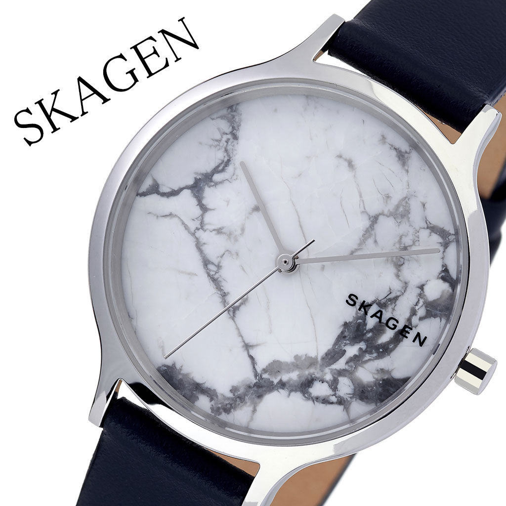 スカーゲン スカーゲン 腕時計 SKAGEN 時計 スカーゲン時計 スカーゲン腕時計 アニタ ANITA レディース 女性 用 彼女 妻 嫁 ホワイト SKW2719 人気 おしゃれ 北欧 小ぶり かわいい 軽い ラウンド アナログ 大理石 シンプル カジュアル ブランド ファッション ギフト プレゼント 送料無料