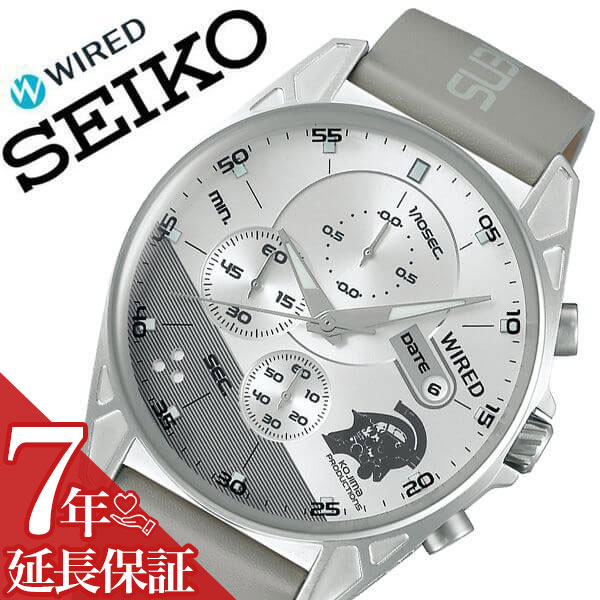 【5年保証対象】セイコー 腕時計 SEIKO 時計 セイコー時計 SEIKO腕時計 ワイアード WIRED wena wrist pro メンズ シルバー AGAT730 [ 人気 ブランド おすすめ 防水 正規品 革 レザー 限定 レア コジマプロダクション ルーデンス コラボ おしゃれ かっこいい プレゼント ]