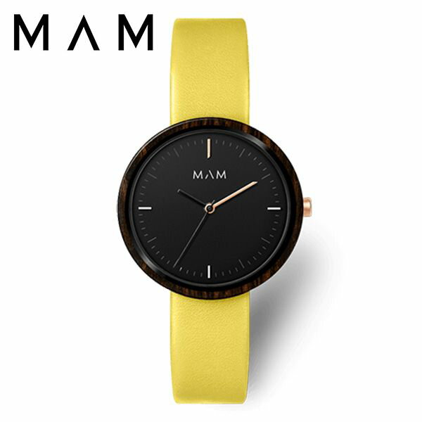 マム腕時計 MAM 時計 マム 時計 MAM腕時計 プラノ PLANO レディース ブラック MAM670 [ 人気 ブランド 木製 おしゃれ ファッション カジュアル 個性的 ウッド ウォッチ エコ 天然素材 ハンドメ…
