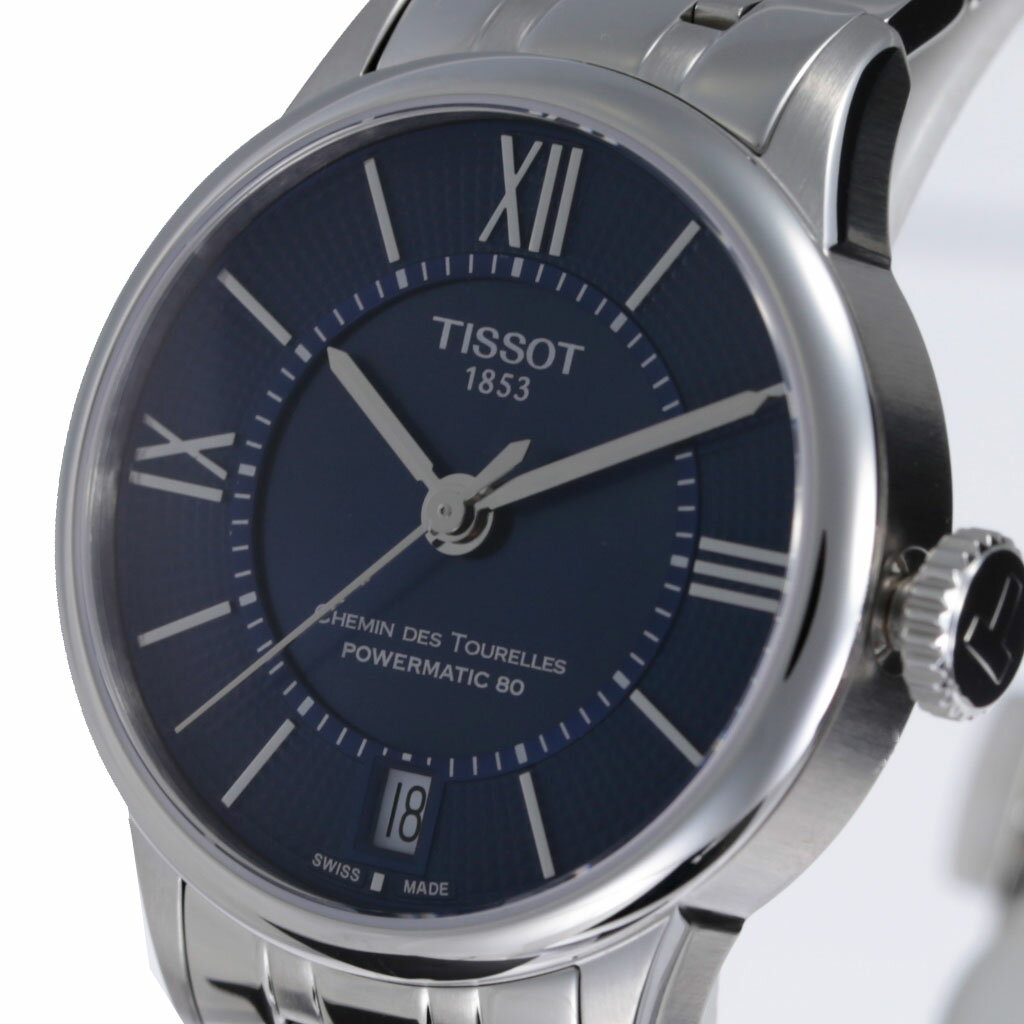 ティソ腕時計 TISSOT時計 ティソ 時計 TISSOT 腕時計 シュマン・デ・トゥレル オートマティック レディ CHEMIN DES TOURELLES POWERMATIC 80 LADY レディース ブルー [ 人気 おすすめ ブランド 防水 高級 ステンレス ベルト お洒落 彼女 妻 オフィスカジュアル 社会人 ]