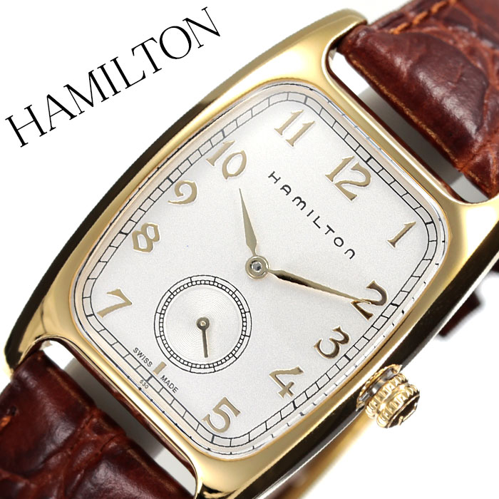 ハミルトン 腕時計 HAMILTON 時計 ハミルトン時計 HAMILTON腕時計 アメリカン クラシック ボルトン American Classic BOULTON メンズ レディース シルバー H13431553 [ 新作 人気 ブランド 防水 オシャレ シンプル レトロ アンティーク 上品 スーツ 仕事 レザー 革ベルト ]