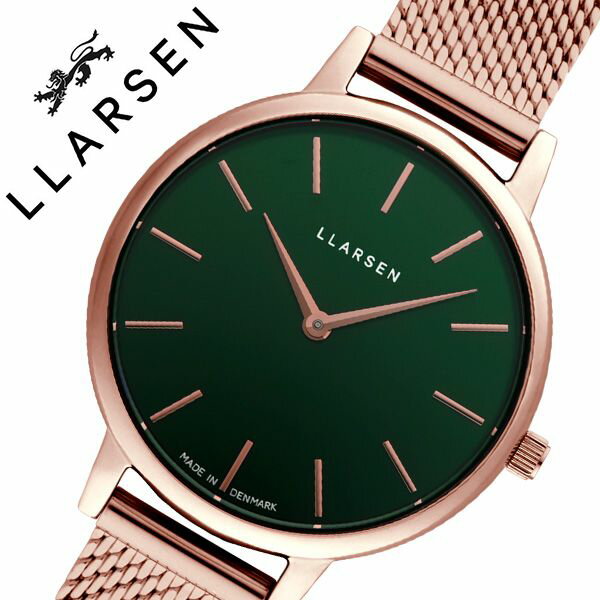 エルラーセン 腕時計 LLARSEN 時計 エルラーセン 時計 LLARSEN 腕時計 キャロライン Caroline レディース グリーン LL146RFRM 