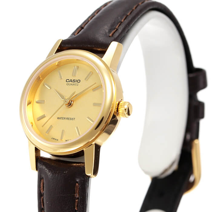 カシオ 腕時計 CASIO 時計 カシオ時計 CASIO腕時計 スタンダード STANDARD レディース ゴールド LTP-1095Q-9A [ 人気 ブランド 海外 アンティーク レトロ 合成皮革 チプカシ 仕事 オフィス 就活 おしゃれ ファッション フォーマル ビジネス 彼女 妻 嫁 ギフト プレゼント ]