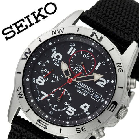 セイコー 腕時計 SEIKO 時計 セイコー時計 SEIKO腕時計 メンズ ブラック SND399P [ 人気 ブランド 旦那 夫 彼氏 逆輸入 限定 定番 おしゃれ ファッション シンプル クロノグラフ 方位 アウトドア ストップウォッチ フォーマル スーツ 営業 仕事 プレゼント ギフト ]送料無料