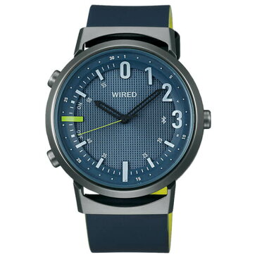 【5年保証対象】セイコー 腕時計 SEIKO 時計 セイコー時計 SEIKO腕時計 ワイアード ツーダブ WIRED WW TYPE02 NUMBER メンズ ブルー AGAB408 [ 人気 正規品 新作 ブランド 防水 ファッション おしゃれ デザイン スマートフォン連動 カジュアル Bluetooth 高機能 ギフト ]