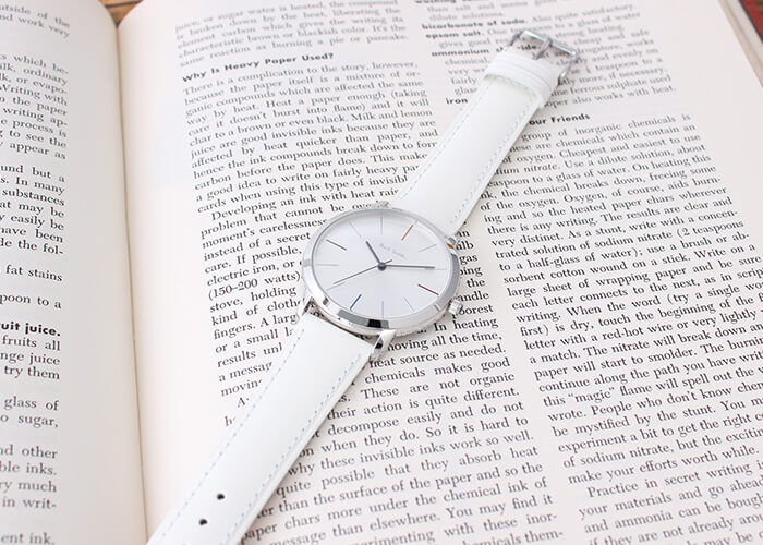 バンビ 腕時計ベルト BAMBI ベルト エルセ ELCE ユニセックス メンズ レディース SCA002W-18-WH-SV [ 正規品 新作 人気 ブランド 高級 革 レザー ベルト バンド ストラップ 時計ベルト 交換用ベルト 替えベルト 腕時計 ベルト 交換 レザーベルト シンプル プレゼント ギフト]