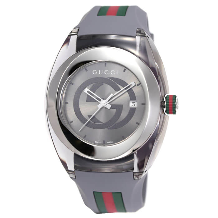 グッチ 腕時計 GUCCI 時計 シンク SYNC メンズ レディース 男性 女性 向け グレー ...