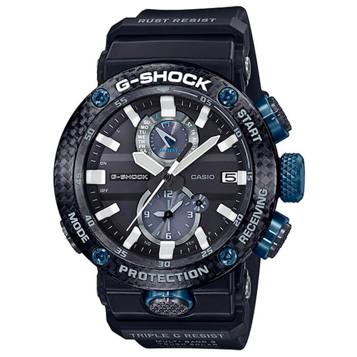 【5年保証対象】カシオ 腕時計 CASIO 時計 ジーショック グラビティマスター G-SHOCK GRAVITYMASTER メンズ ブラック GWR-B1000-1A1JF [ 防水 ソーラー タフソーラー 電波 電波時計 電波ソーラー モバイルリンク カーボン アウトドア スポーツ カジュアル 仕事 スーツ ]