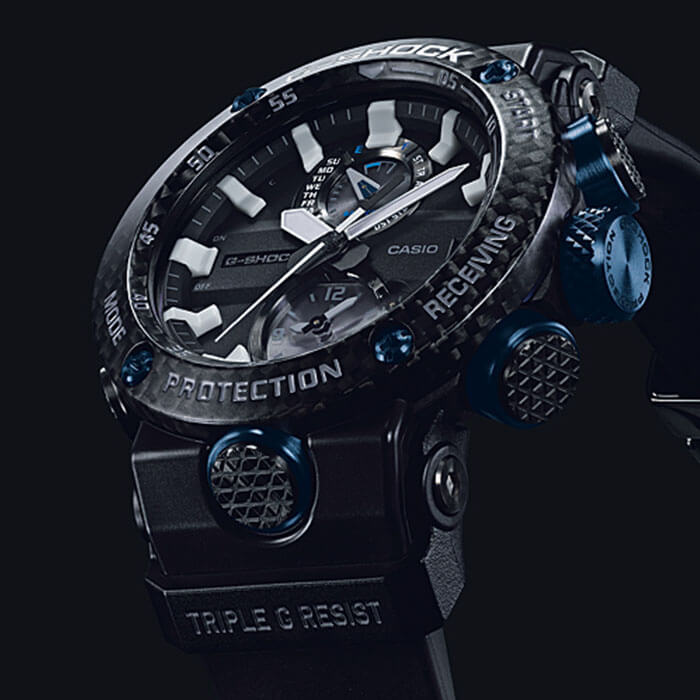 【5年保証対象】カシオ 腕時計 CASIO 時計 ジーショック グラビティマスター G-SHOCK GRAVITYMASTER メンズ ブラック GWR-B1000-1A1JF [ 防水 ソーラー タフソーラー 電波 電波時計 電波ソーラー モバイルリンク カーボン アウトドア スポーツ カジュアル 仕事 スーツ ]