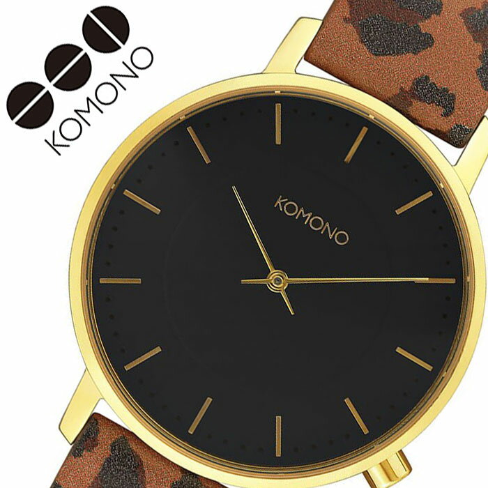 コモノ 腕時計 KOMONO 時計 ハーロウ HARLOW メンズ レディース ブラック KOM-W4132 [ 人気 ブランド ..