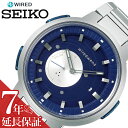 ワイアード 腕時計（メンズ） セイコー 腕時計 SEIKO 時計 ワイアード WIRED wiredwena×攻殻機動隊 メンズ ブルー AGAB704 正規品 wena wrist ウェナリスト スマートウォッチ ウェアラブル スマホ iPhone アイフォーン ウェナリスト メタル ベルト 付け替え プレゼント