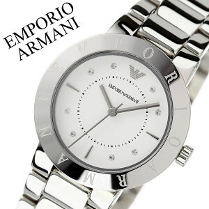 エンポリオ アルマーニ 腕時計 EMPORIO ARMANI 時計 エンポリオ アルマーニ EMPORIO ARMANI レディース ホワイト AR11250 [ 人気 ブランド エンポリ おすすめ おしゃれ かわいい ホワイト メタル オフィス カジュアル 大人 女性 彼女 誕生日 記念日 プレゼント ギフト ]