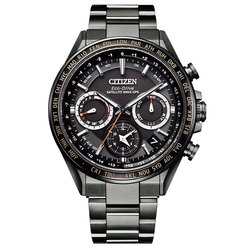 シチズン 腕時計 CITIZEN 時計 アテッサ ダブルダイレクトフライト アクトライン ATTESA ACT Line Eco-Drive メンズ 男性 彼氏 夫 ブラック CC4014-62E [ 人気 ブランド おしゃれ 電池交換不要 電波ソーラー 電波時計 ソーラー プレゼント ギフト ]