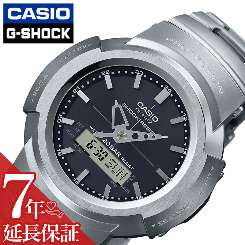 【5年保証対象】カシオ 腕時計 CASIO 時計 ジーショック G-Shock メンズ ブラック AWM-500D-1AJF [ アナデジ タフソーラー 電波時計 デジタル 液晶 防水 復刻限定 プレゼント ギフト]