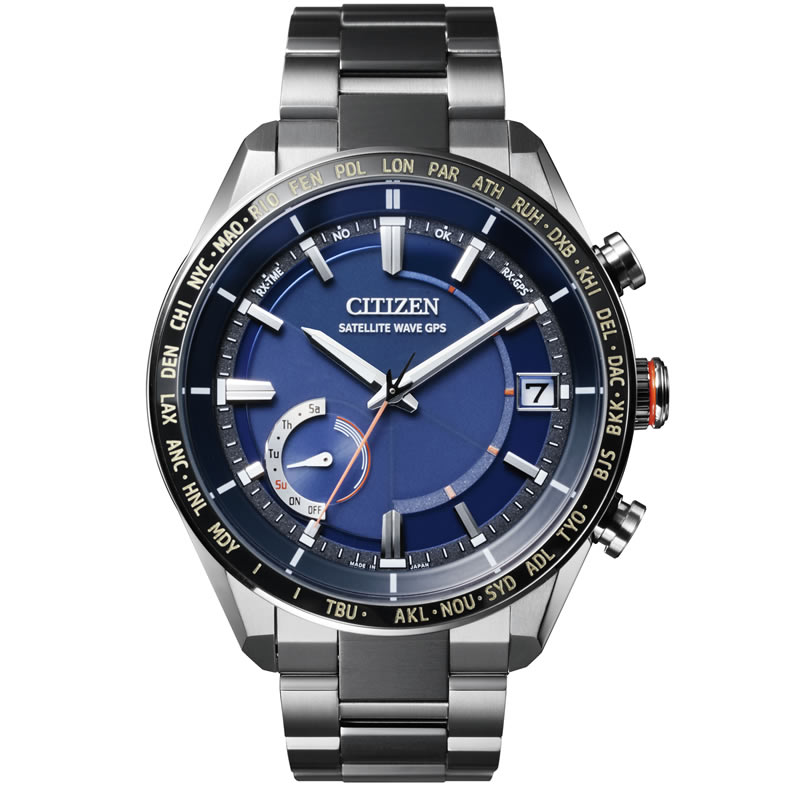 【5年保証対象】シチズンアテッサ 腕時計 CITIZENATTESA 時計 シチズン アテッサ 時計 CITIZEN ATTESA 腕時計 メンズ ブルー CC3085-51L [ 人気 ブランド おすすめ おしゃれ かっこいい 防水 エコ・ドライブ ソーラー 電波 チタン エレガント ビジネス 誕生日 還暦 お祝い ]