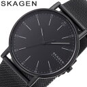 スカーゲン 腕時計 SKAGEN 時計 スカーゲン 時計 SKAGEN 腕時計 シグネチャー SIGNATUR ユニセックス ブラック SKW6579 
