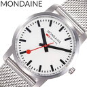 モンディーン 腕時計 MONDAINE 時計 シンプリー エレガント Simply Elegant メンズ レディース ホワイト A400.30351.16SBM [北欧 おしゃれ ブランド デザイナ