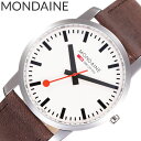 モンディーン 腕時計 MONDAINE 時計 シンプリー エレガント Simply Elegant メンズ ホワイト A638.30350.11SBG [北欧 おしゃれ ブランド デザイナーズ 人気 