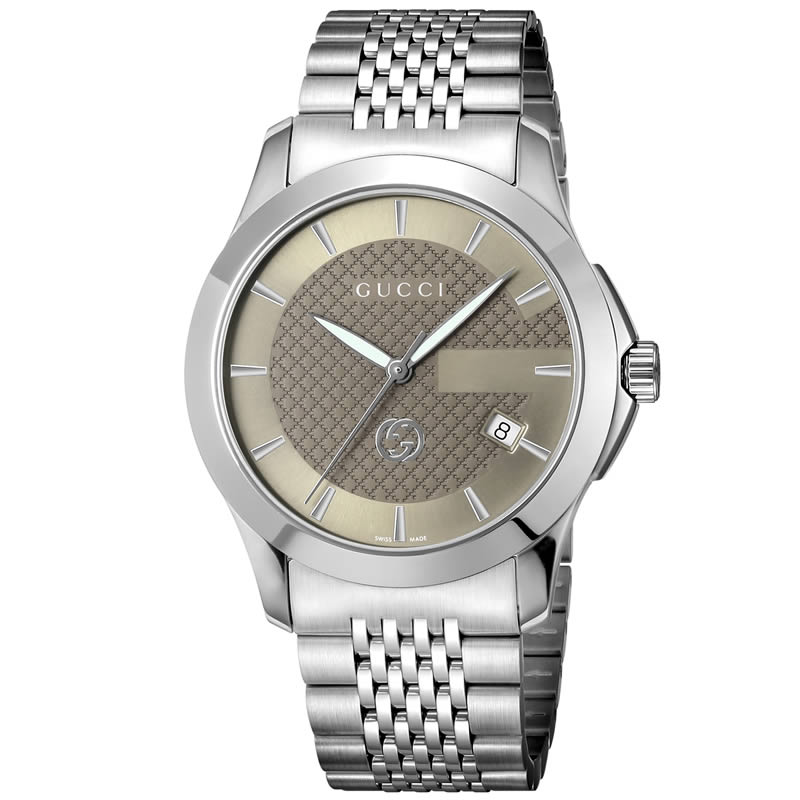 グッチ 腕時計 GUCCI 時計 ジータイムレス G-Timeless メンズ グレーベージュ YA12...