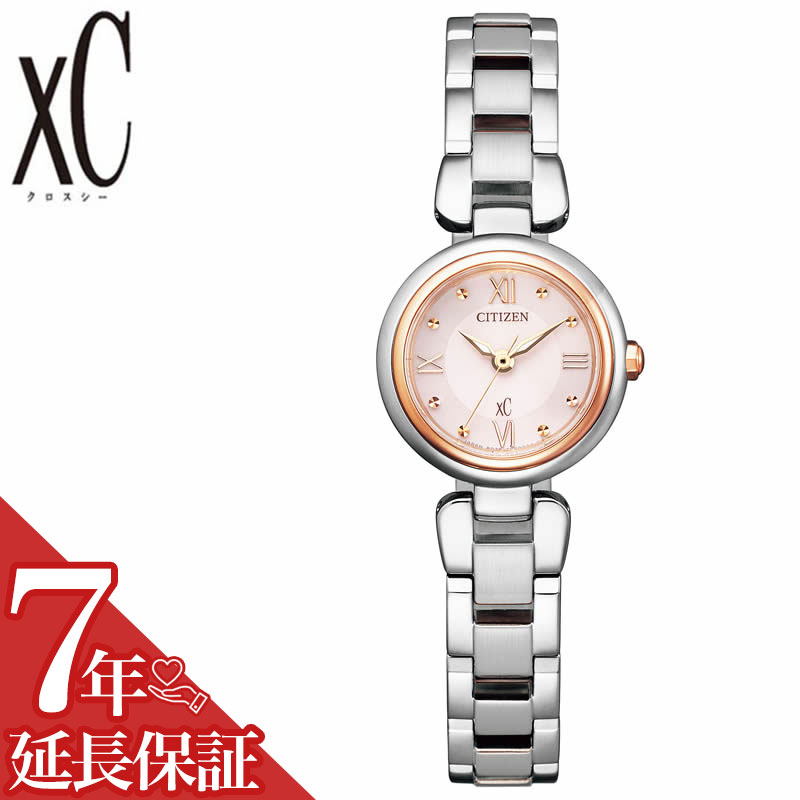 xC - 【最大9,400円引き】【20％OFF】【5年保証対象】シチズン 時計 CITIZEN 腕時計 クロスシー xC レディース ピンク EW5574-51W 送料無料 [ エコ・ドライブ シンプル 人気 ブランド プレゼント ギフト アナログ ラウンド ファッション カジュアル ビジネス ]