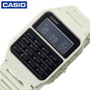 カシオ スタンダード 腕時計 CASIO 時計 チプカシ カリキュレーター Calculator 女性 向け レディース CA-53WF-8B ホワイト 人気 ...