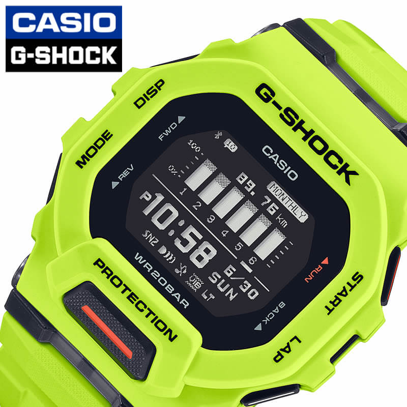 G-SHOCK ジーショック 腕時計 カシオ CASIO 時計 GSHOCK Gショック ジースクアッド G-SQUAD 男性 向け メンズ GBD-200-9JF 人気 おすすめ おしゃれ ブランド アウトドア キャンプ スポーツ レジャー プレゼント ギフト