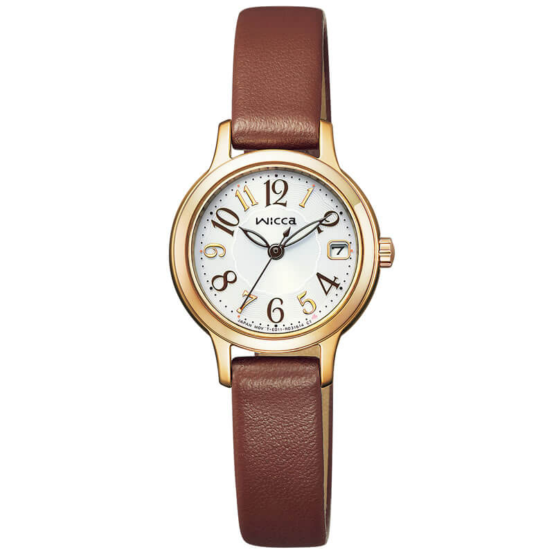 シチズン ソーラー 時計 CITIZEN 腕時計 ウィッカ Wicca 女性 向け レディース ソーラテック フレッシャーズ 就活 受験 KH4-921-12 人気 おすすめ おしゃれ かわいい 華奢 ブランド 彼女 恋人 誕生日 記念日 プレゼント ギフト