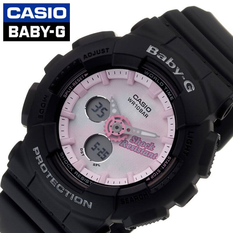 カシオ BABY-G 腕時計（レディース） ベビージー ベビーG ベイビーG Baby-G カシオ 腕時計 CASIO 時計 女性 向け レディース クォーツ 電池式 BA-120T-1A かわいい 華奢 小ぶり 小さめ 人気 おすすめ おしゃれ ブランド 記念日 誕生日 プレゼント ギフト