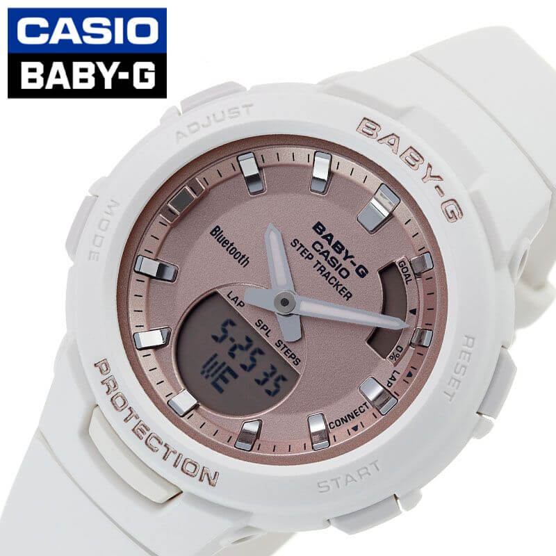 ベビージー ベビーG ベイビーG Baby-G カシオ 腕時計 CASIO 時計 女性 向け レディース クォーツ 電池式 BSA-B100MF-7A かわいい 華奢 小ぶり 小さめ 人気 おすすめ おしゃれ ブランド 記念日 誕生日 プレゼント ギフト