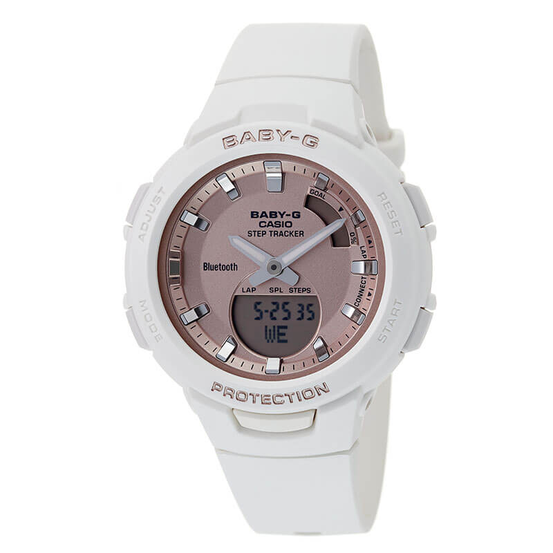 ベビージー ベビーG ベイビーG Baby-G カシオ 腕時計 CASIO 時計 女性 向け レディース クォーツ 電池式 BSA-B100MF-7A かわいい 華奢 小ぶり 小さめ 人気 おすすめ おしゃれ ブランド 記念日 誕生日 プレゼント ギフト